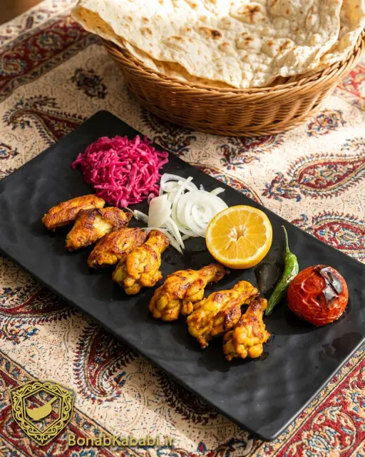 کباب کتف و بال جوجه